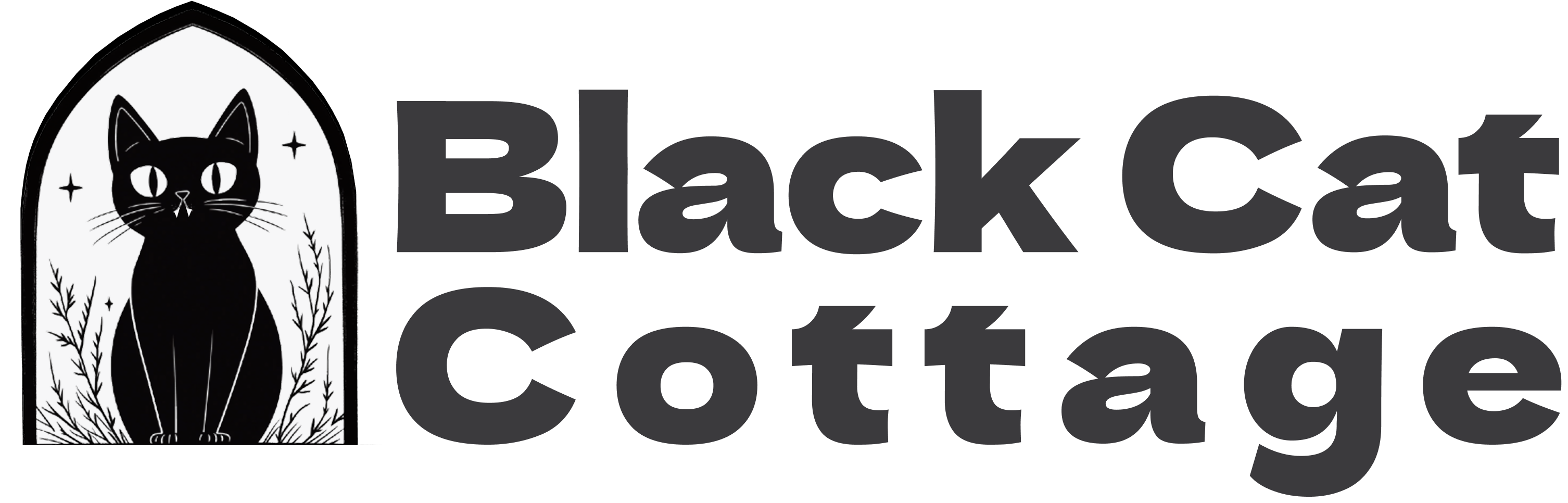 Black Cat Cottage Shop Logo