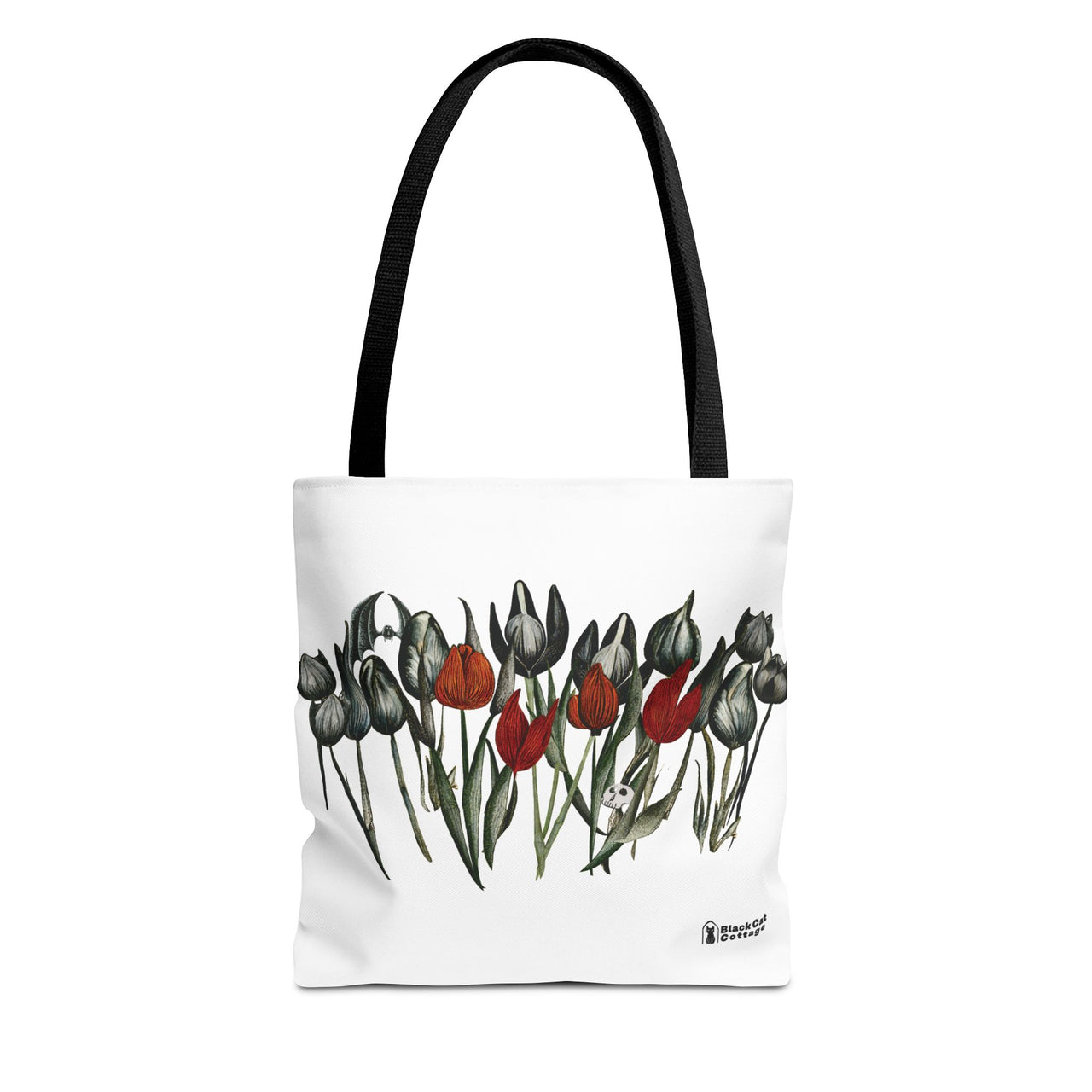 Gothic Floral Tote - Darkly Romantic